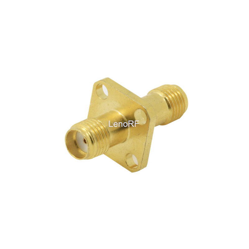SSMA Jack до Jack Flange Mount RF адаптер