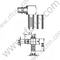 MMCX Male Crimp прямого кута для RG174 RF-роз'єму