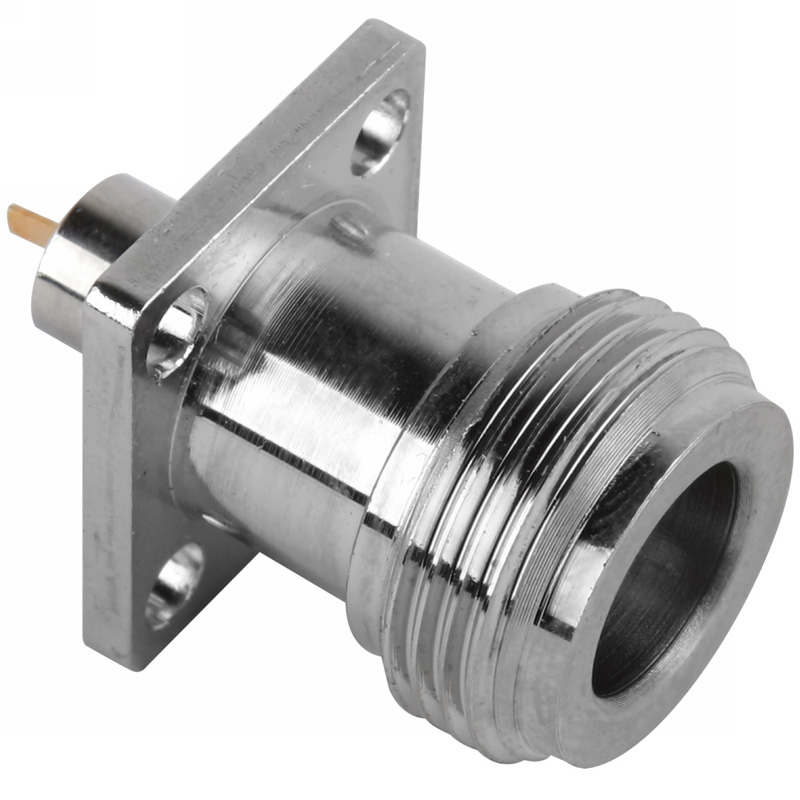 N жіночий роз'єм RF -Фланку