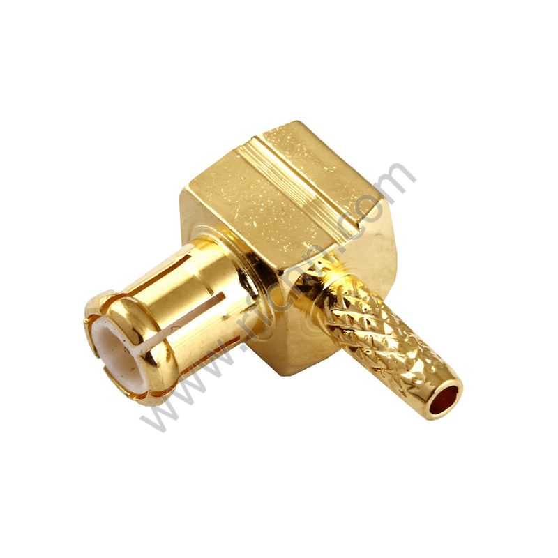 MCX Male Crimp прямого кута для роз'єму RG178