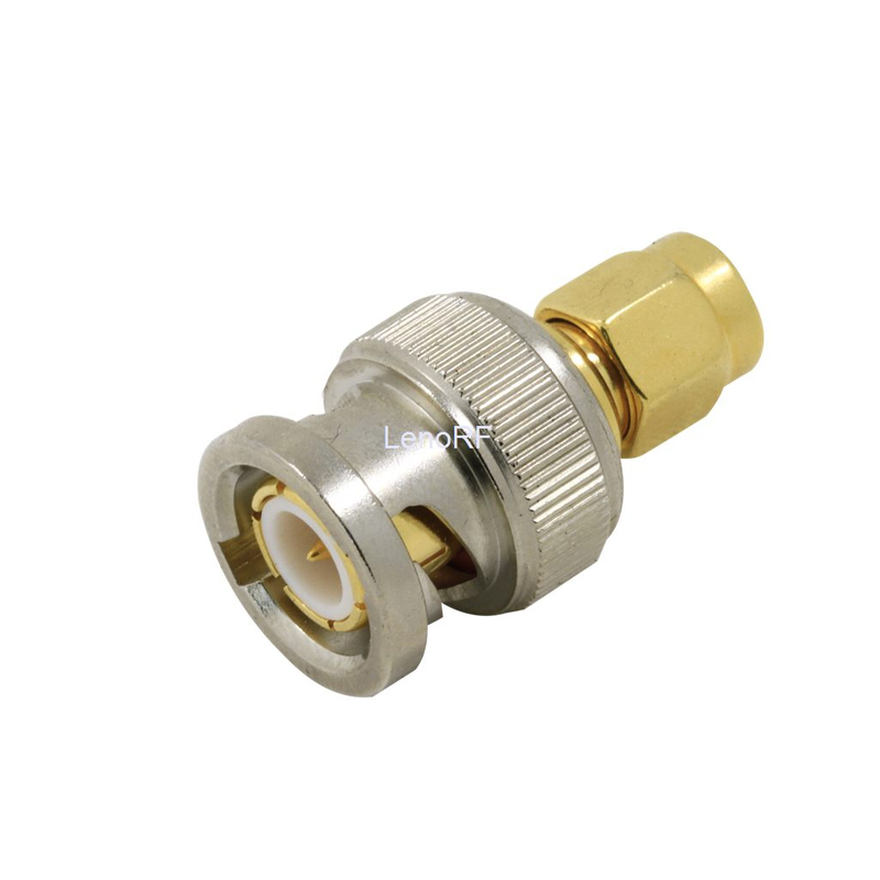 BNC Plug to SMA Plug RF адаптер