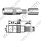 SMB Male Crimp для роз'єму RG58 RF