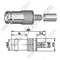 BNC Crimp жіноча для роз'єму RG58 RF