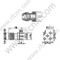 SMA жіноча для роз'єму RF PCB