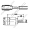 SSMA Male Crimp для роз'єму RG174 RF