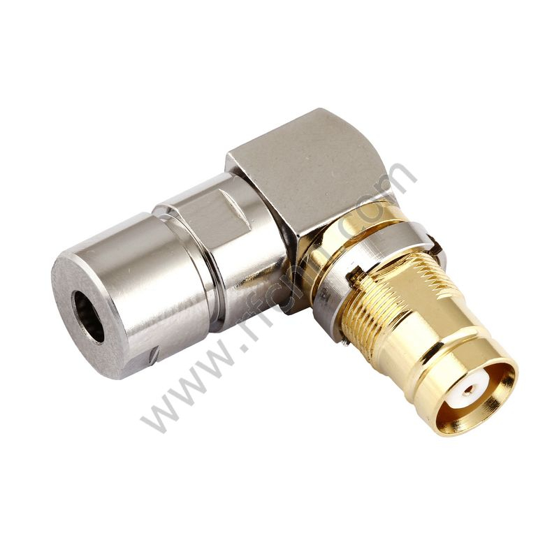 1.6 / 5.6 Жіночий затискач прямого кута для Flex Cable RF-роз'єму