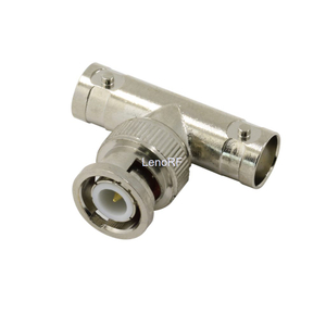 BNC Plug to Jack T Type RF адаптер